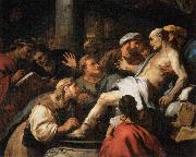 Luca  Giordano The Death of Seneca oil painting artist